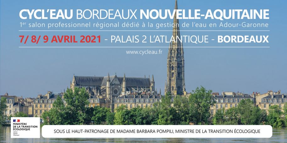 cycl'eau Bordeaux Nouvelle Aquitaine 7-8-9 avril 2021