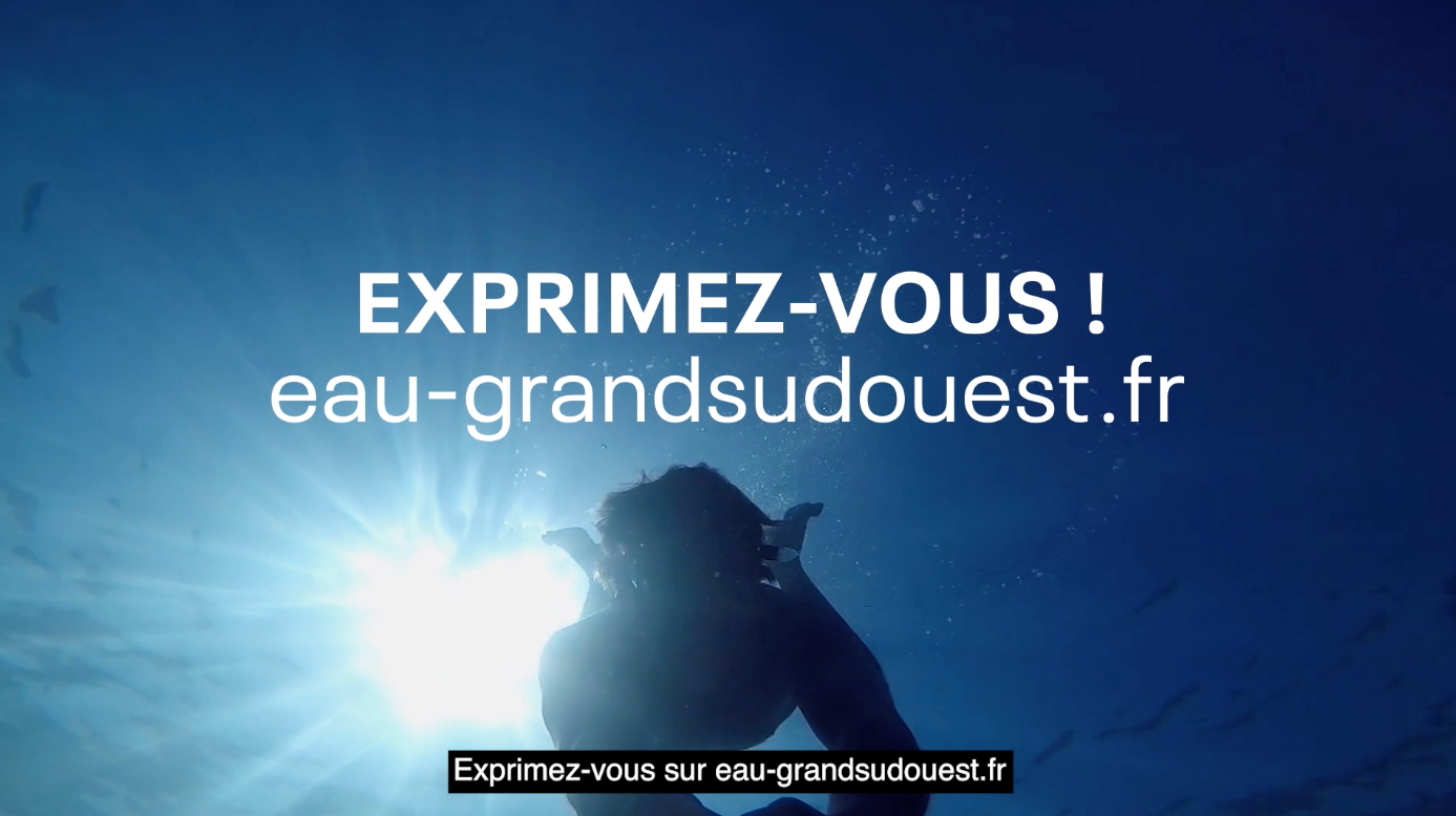 Afficher la vidéo Consultation sur l'eau - bassin Adour-Garonne