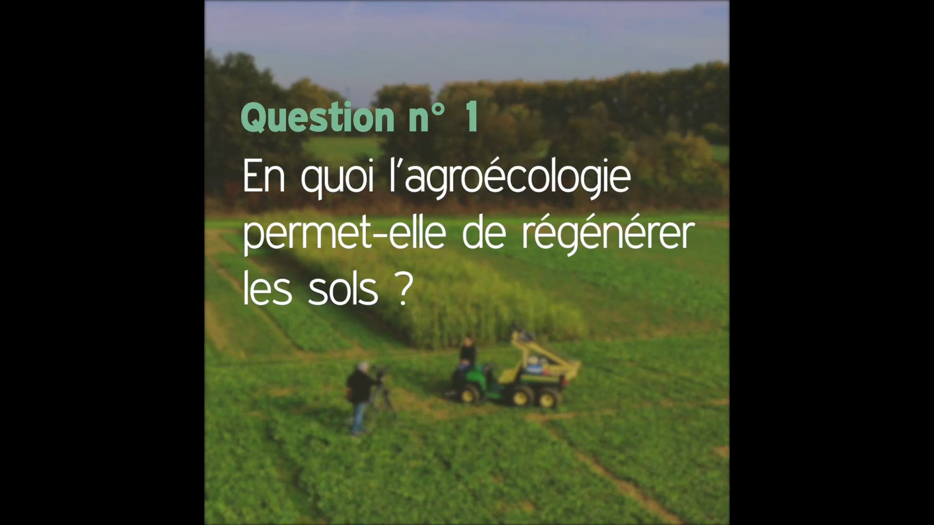 Afficher la vidéo En quoi l'agroécologie permet-elle de régénérer les sols ?