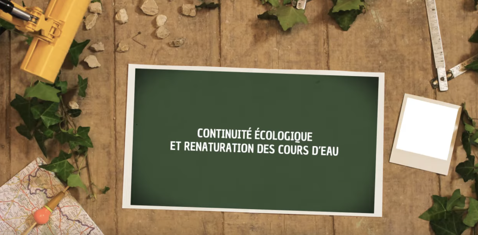 Afficher la vidéo FR Continuité écologique et renaturation d'un cours d'eau : la chaussée de Gabanelle