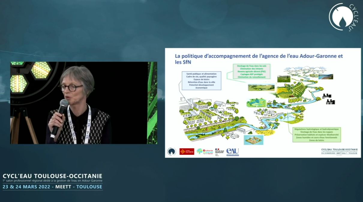Afficher la vidéo conférence Cycleau EAU ET ADAPTATION AU CHANGEMENT CLIMATIQUE : DES SOLUTIONS "NATURE"
