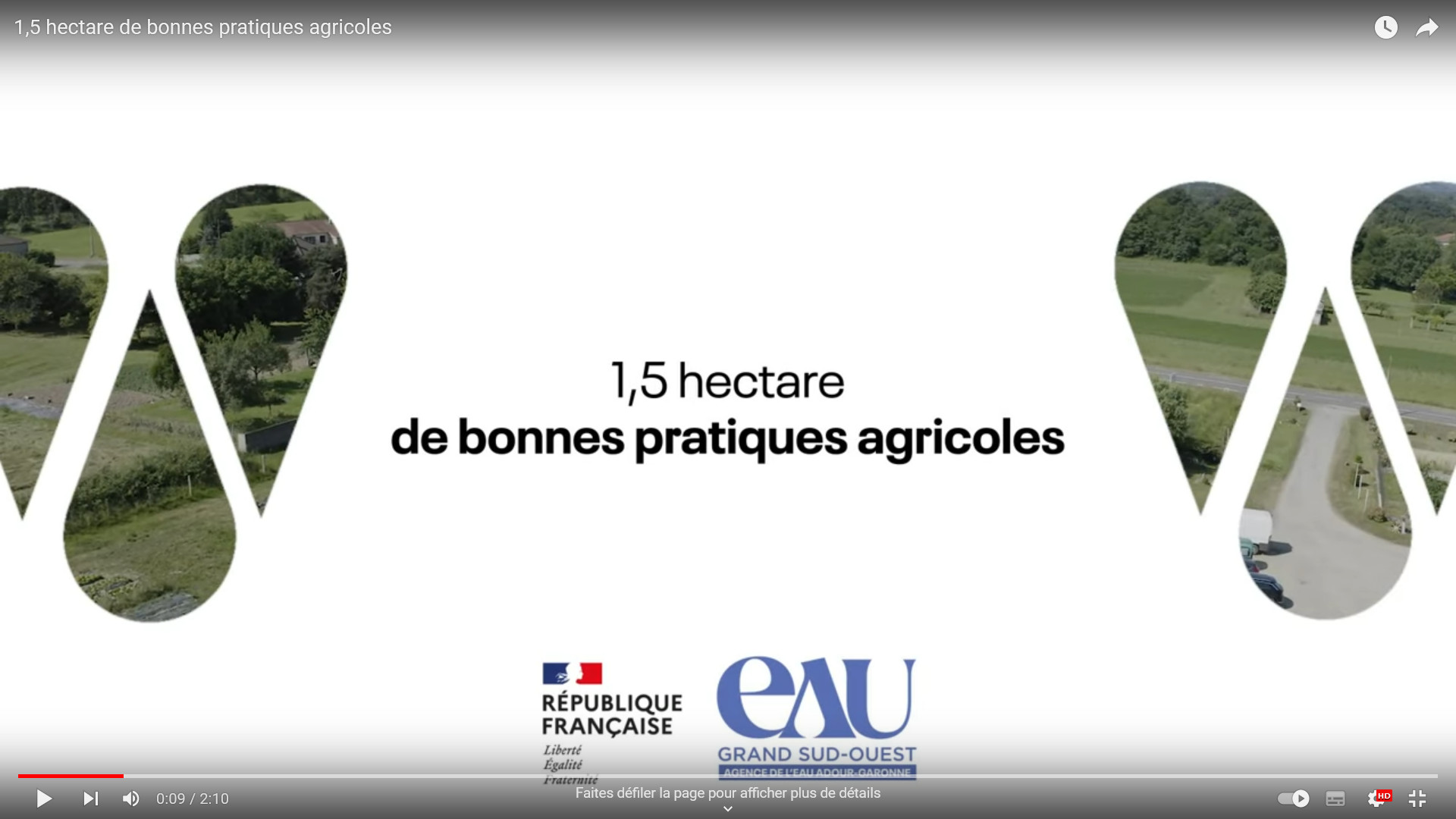 Afficher la vidéo Montsaunès : 1,5 hectares de bonnes pratiques agricoles 