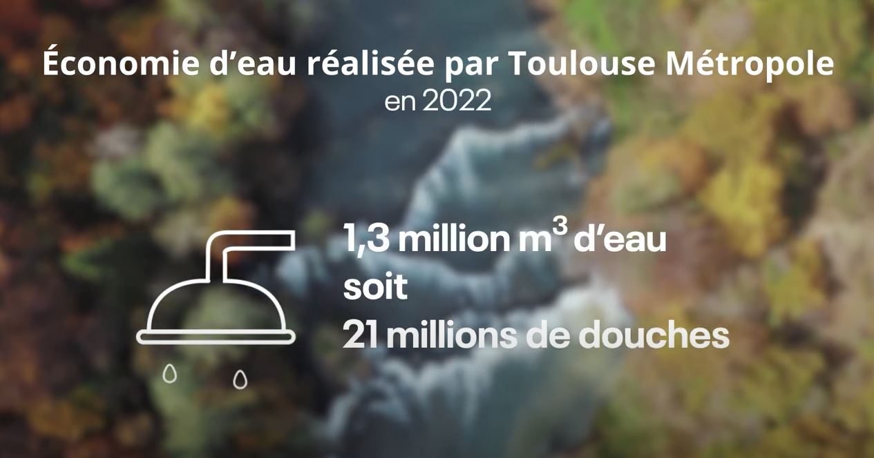 Afficher la vidéo Sobriété et économies d'eau : exemple de Toulouse Métropole