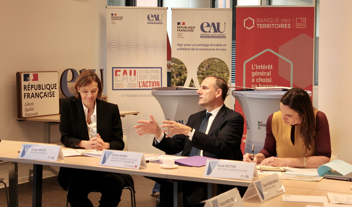 Signature Banque des territoires - Olivier Sichel, directeur général, Caisse des dépôts