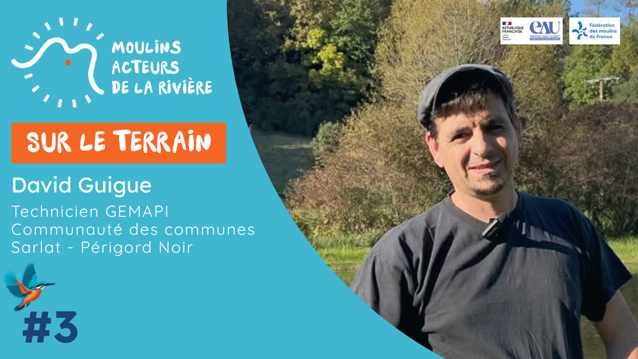 Afficher la vidéo Sur le terrain - David Guigue, technicien GEMAPI